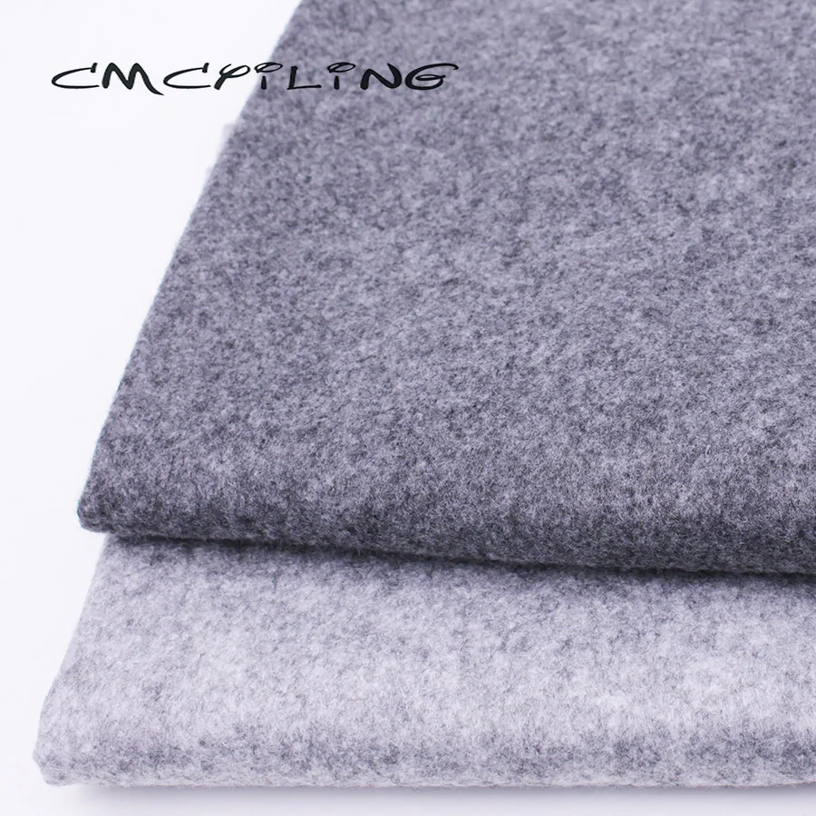 

CMCYILING 2 Pcs/Lot,45*55cm Patchwork Soft Felt Fabric For Needlework DIY Sewing Dolls Crafts Polyester Cloth Non-woven