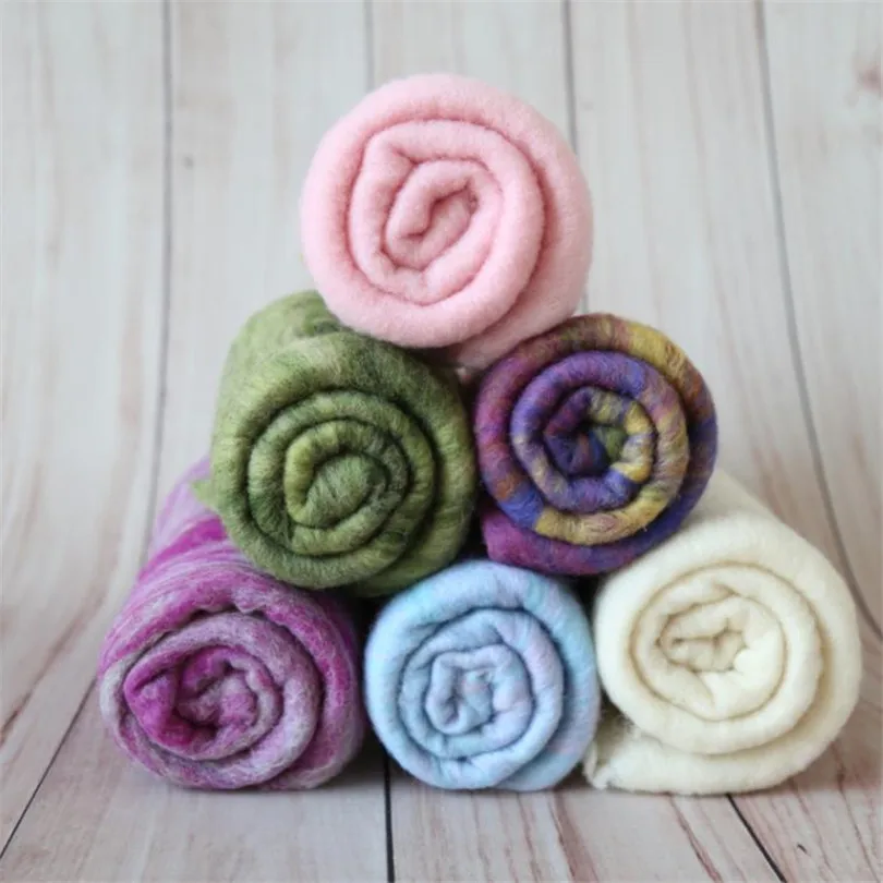 Newborn Wool Blanket Baby basket stuffer Newborn wool blanket photography props