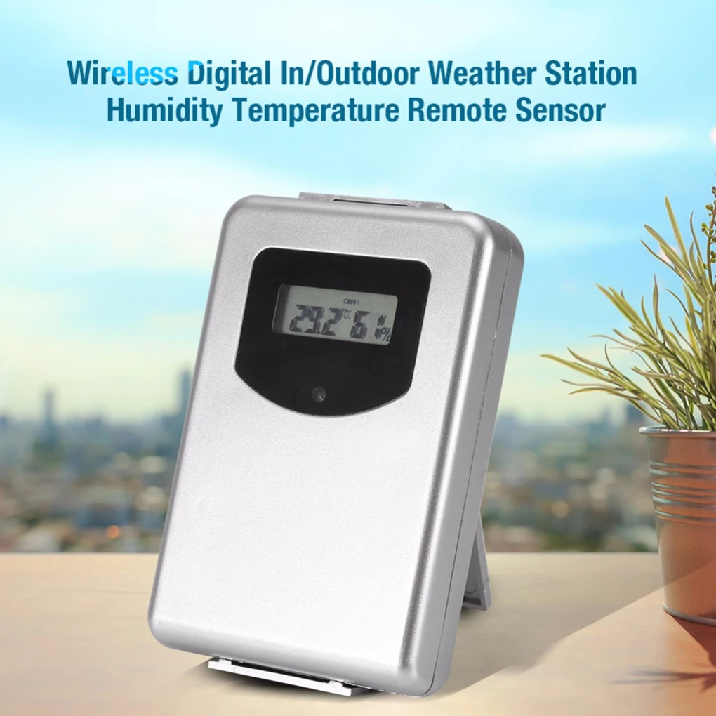 433MHz Wireless Weather Station with Forecast Temperature Digital Thermometer Hygrometer Humidity Sensor