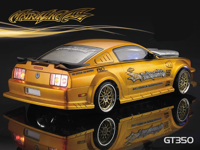 1/10 1:10  GT350  RC PC body shell 200mm width Transparent clean no painted drift body shell RC hsp hpi trax Tamiya