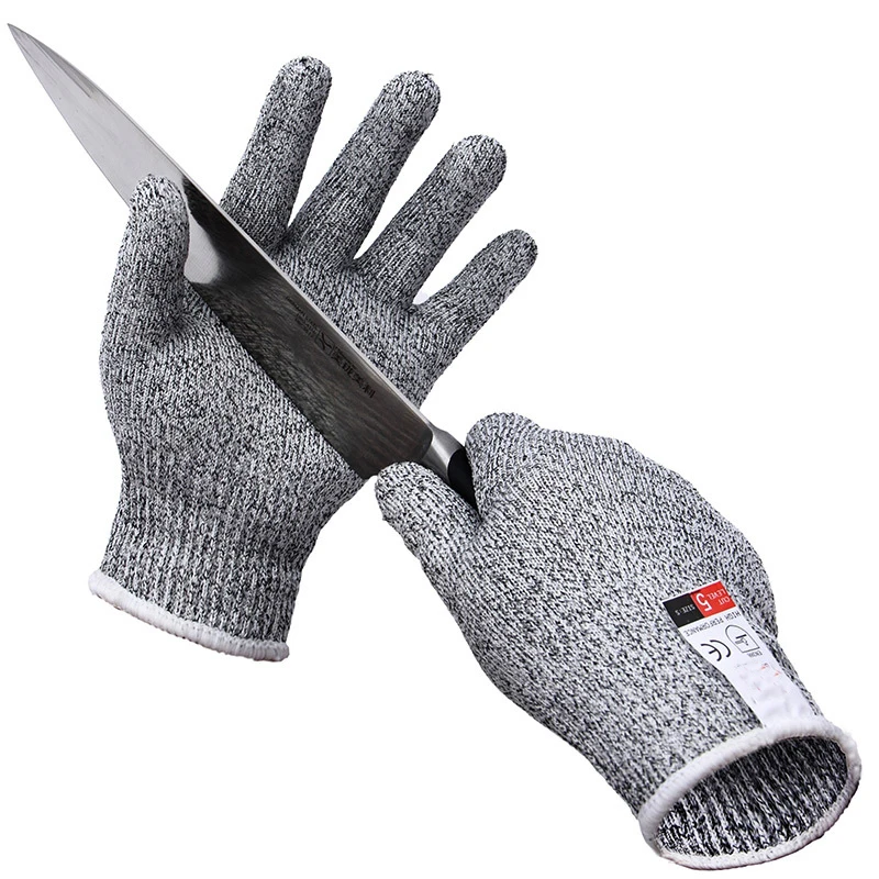 Professional Anti-cut Gloves Ce Standard Level 5 Cut Resistant Non-slip Safety Gloves Multi-function For Working Home Kitchen