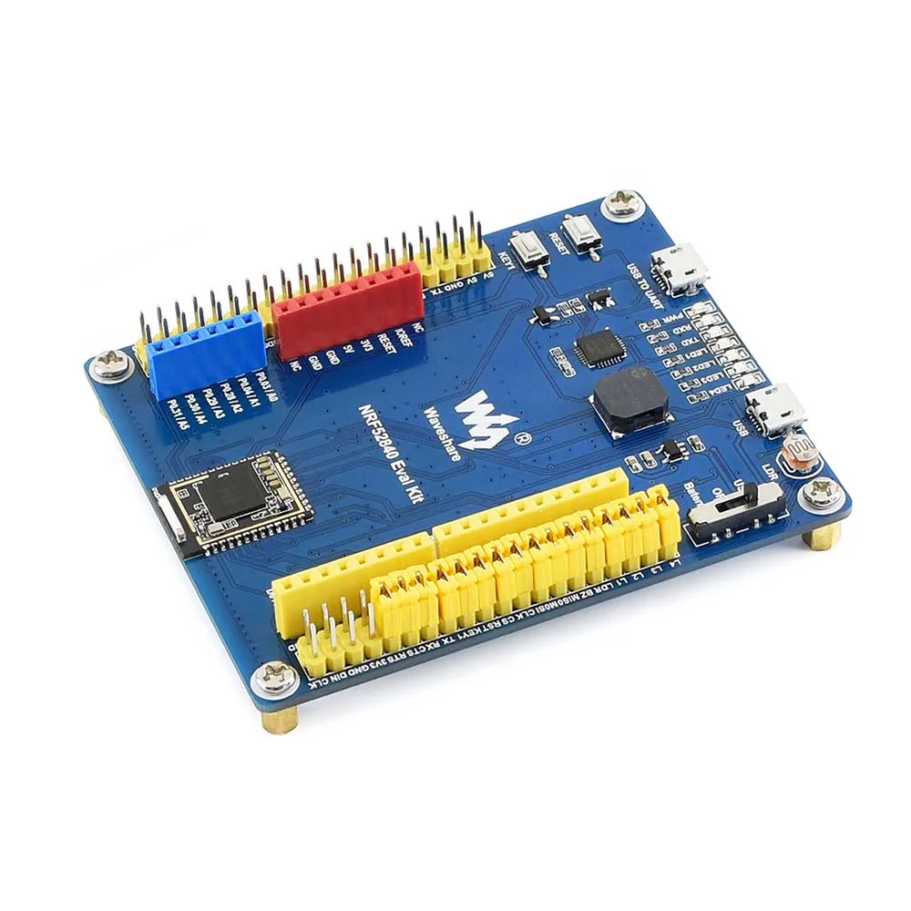 

Waveshare nRF52840 Bluetooth 5.0 Evaluation Kit compatible Arduino / Raspberry Pi Connectivity Integrates CP2102 USB TO UART