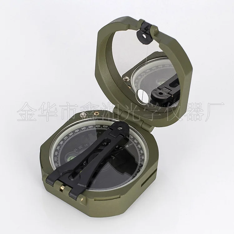 

Kirsite Professional Outdoor Travel Compass Multifunctional Slope direction measurement Fluorescent dial geography Camp Compass