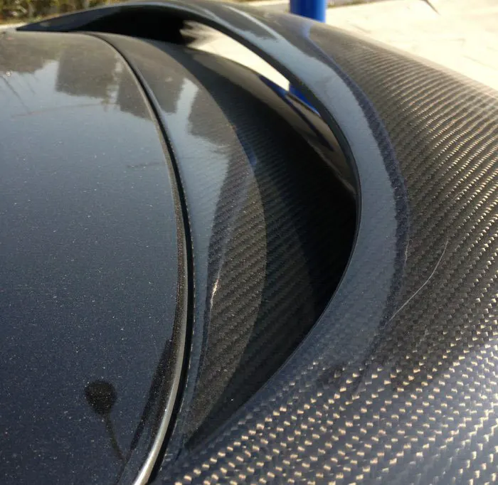 stock for MAZDA 3 carbon fiber rear spoiler