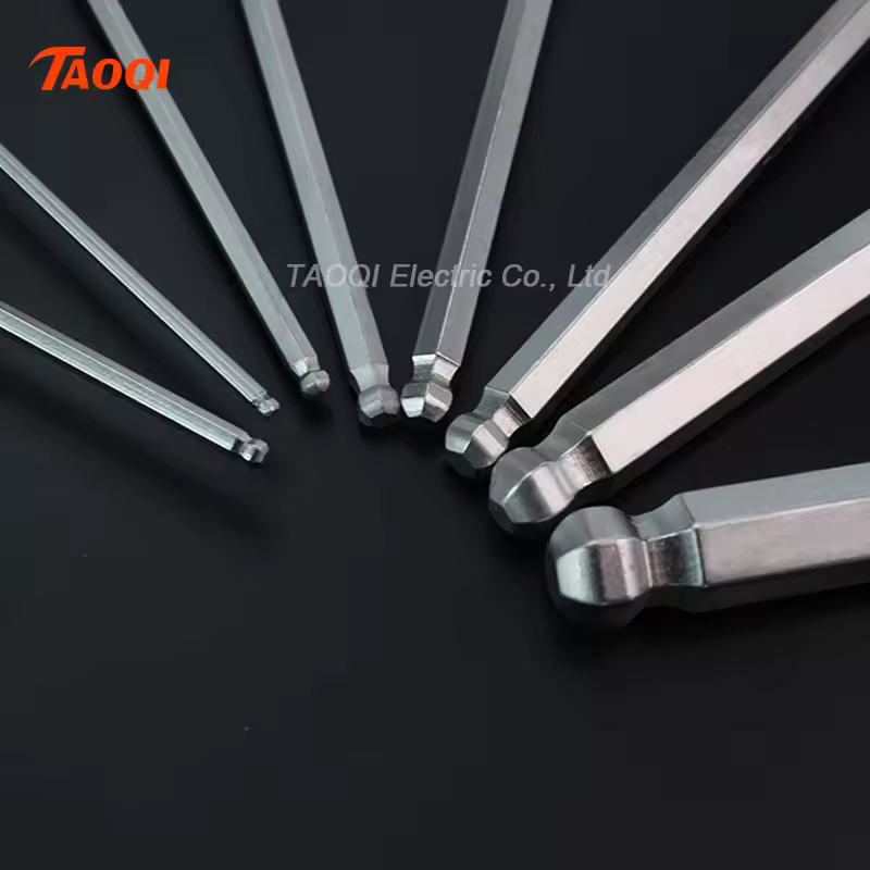 2/2.5/3/4/5/6/8/10mm Ball/Flat head Hex key allen wrench Hand tool Universal Quick Snap Adapter Chrome Vanadium Steel hexagona - Image 2
