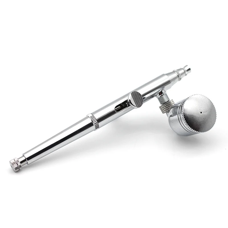 Portable Dual Action Airbrush Air Compressor Kit 0.2mm 0.3mm 0.5mm Needles & Nozzles Craft Cake Paint Art Spray Gun Set