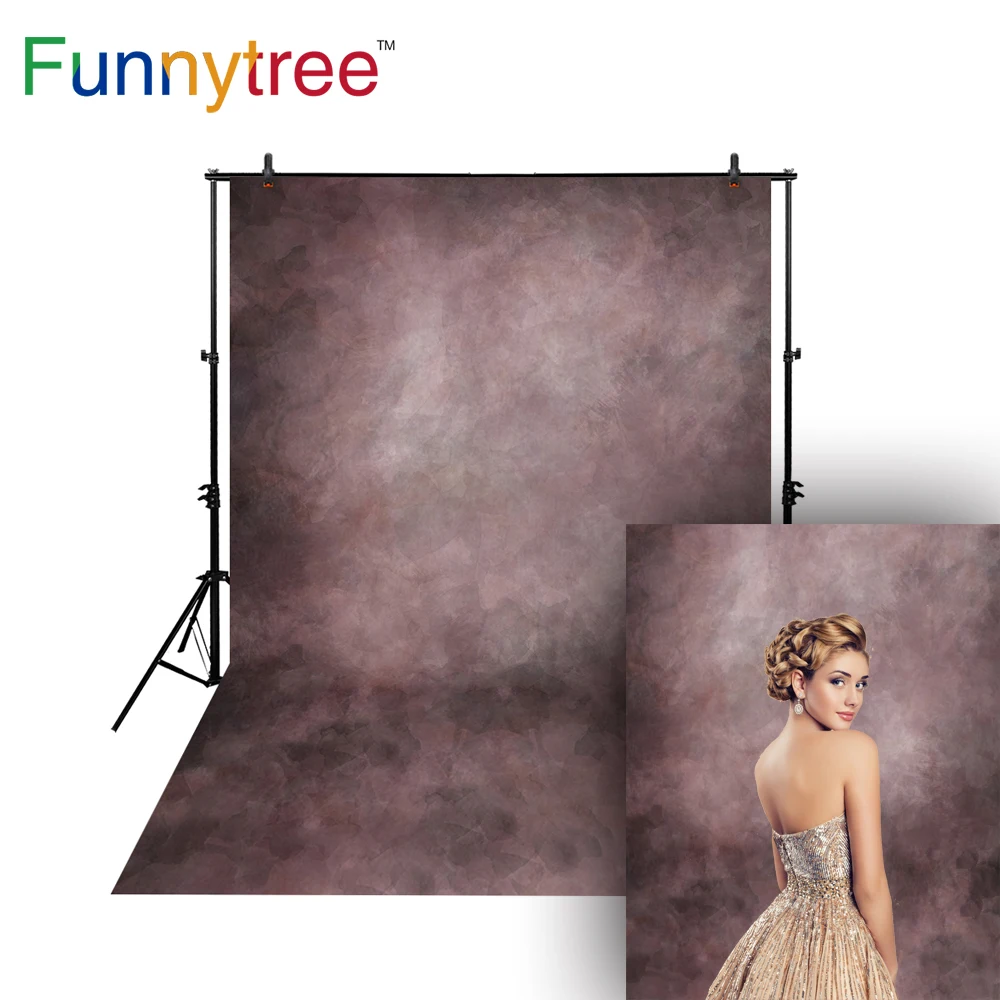 Funnytree thin Vinyl cloth photography backdrop purple background for studio MH-020 pure color photocall wedding photophone