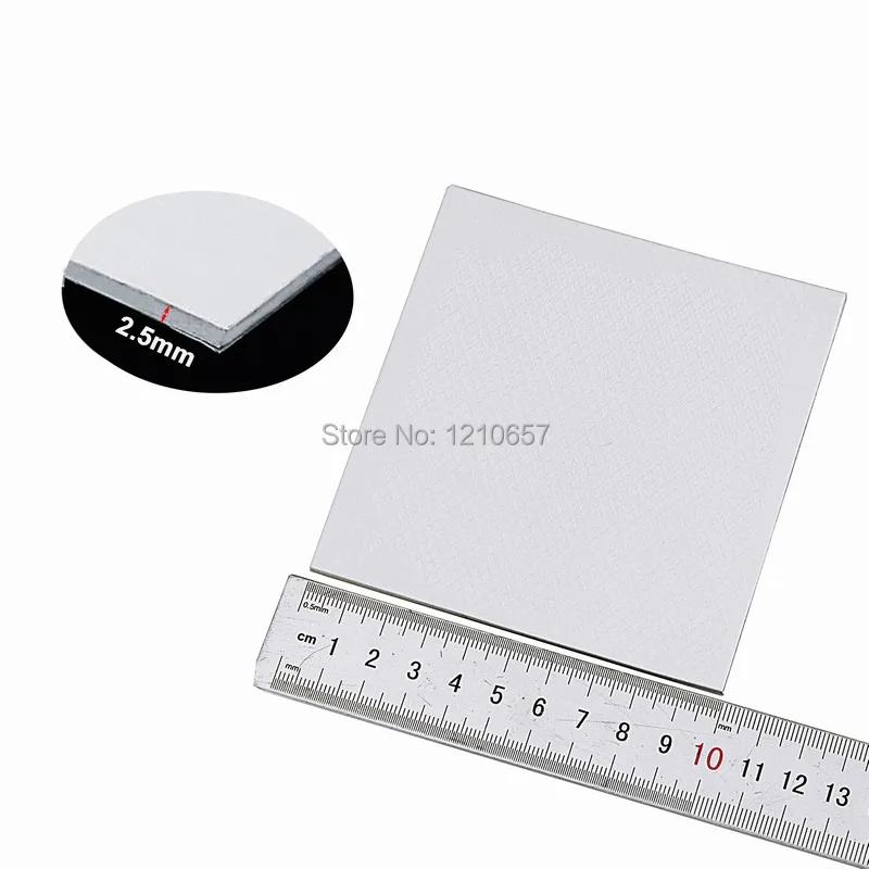 100PCS LOT Gdstime Thermal Pad GPU CPU IC Heatsink Cooling Conductive Silicone Pads 100mm x 100mm x 2.5MM