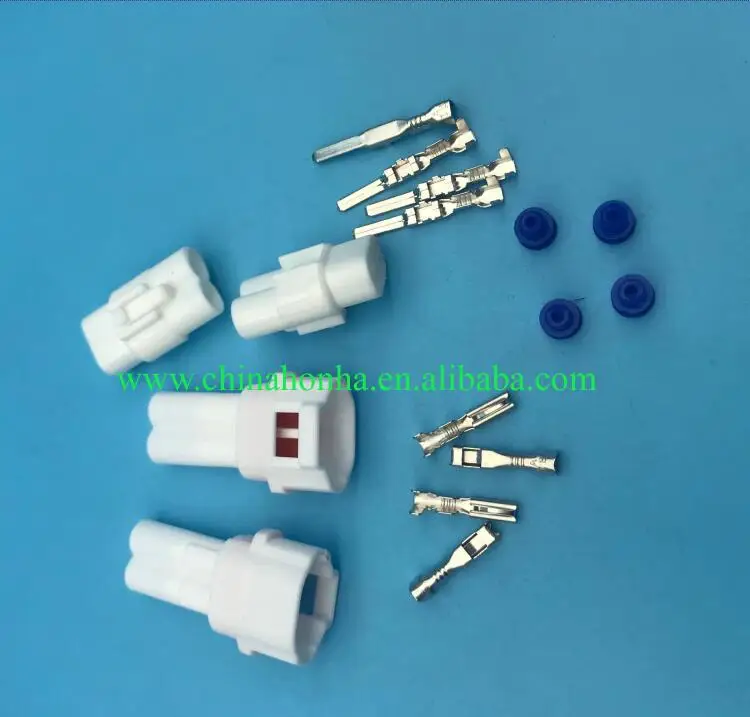 10pcs/lot 2 Pin MT090 2.3mm Male Female Locking Connector Waterproof Automotive Motorcycle Plug  6187-2171 6180-2181