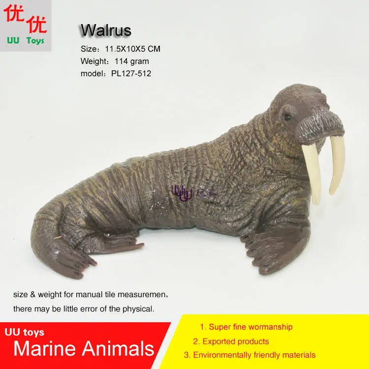 Hot toys femal Walrus Simulation model Marine Animals Sea Animal kids gift educational props (Rhincodon typus) Action Figures