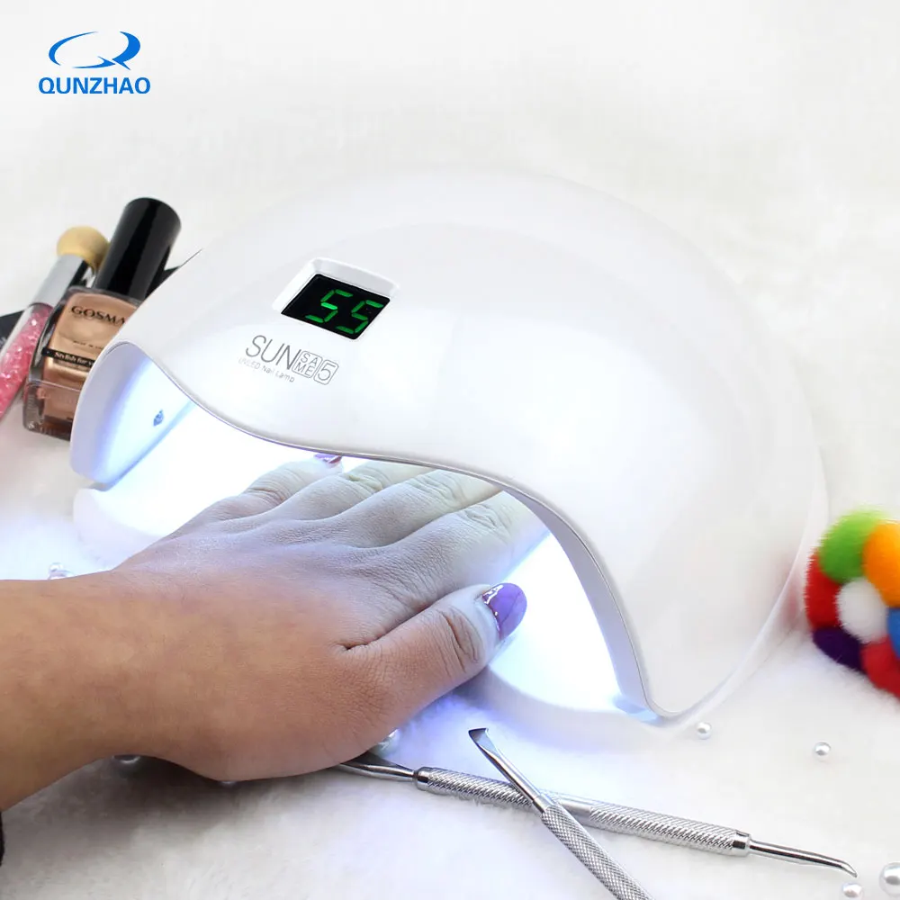 

Lamp For Nails And Gel Polish Lamp Nail Dryer Fast Curing Gel Varnish Dry Nail Band Timing Device Polishing Phototherapy Machine