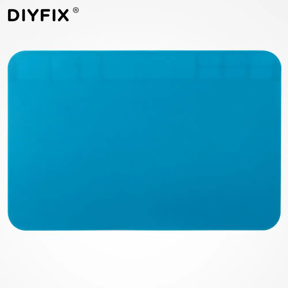 DIYFIX Heat Insulation Silicone Work Pad For BGA Soldering Repair Station Protection Pad Welding Maintenance Platform Desk Mat