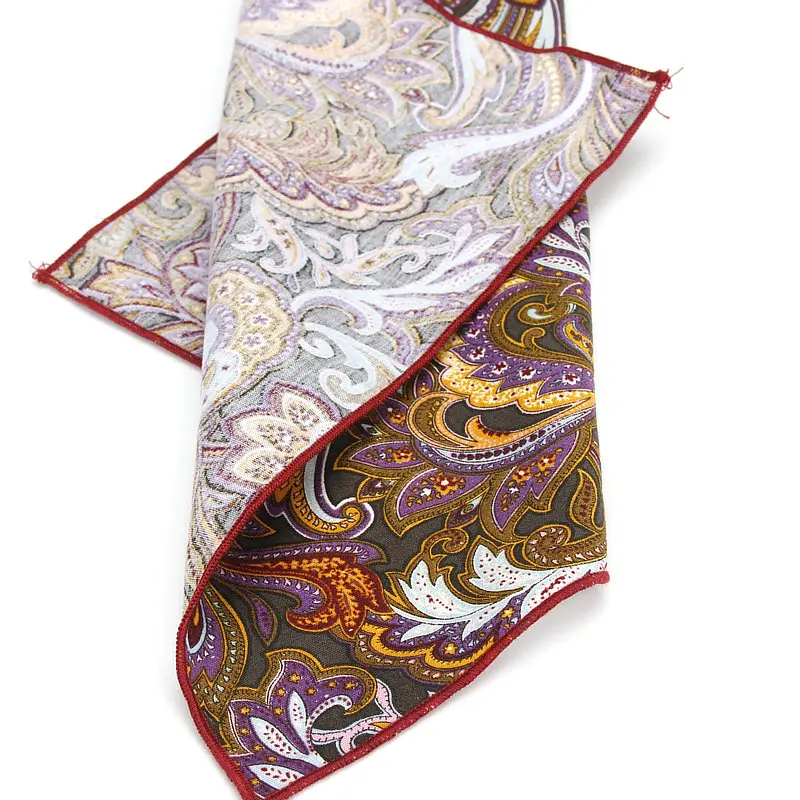 2018 Nieuwe mannen Mode Katoenen Zak Pleinen Voor Mannen Paisley Vierkante Zakdoek Bruiloft Klassieke Pak Pocket Zakdoeken Handdoek