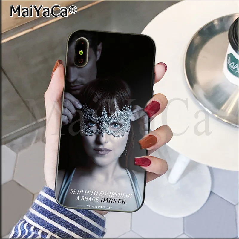 MaiYaCa Fifty Shades Darker of grey freed Luksusowy unikalny pokrowiec na telefon iPhone 8 7 6 6S Plus 5 5S SE XR X XS MAX Cover