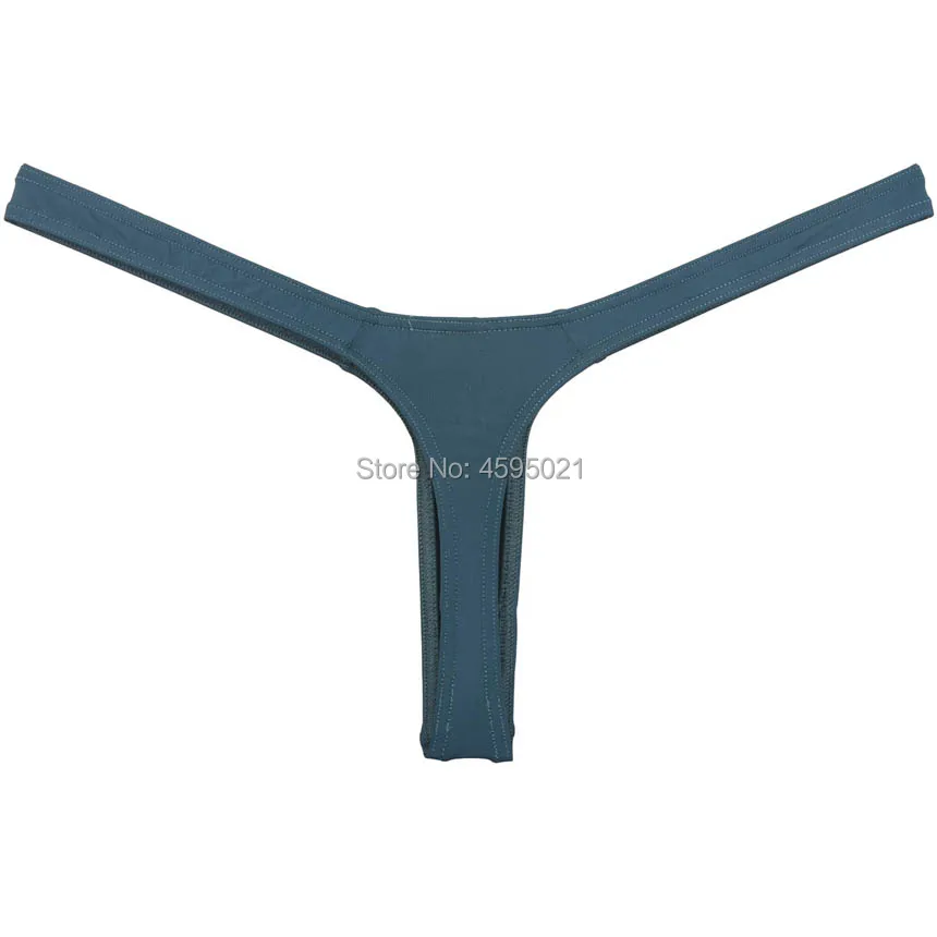 Men Sexy Micro Thong Bikini Tangas All Day Wear Gay Men Underwear Thongs Stretch Spandex T-Back G-string