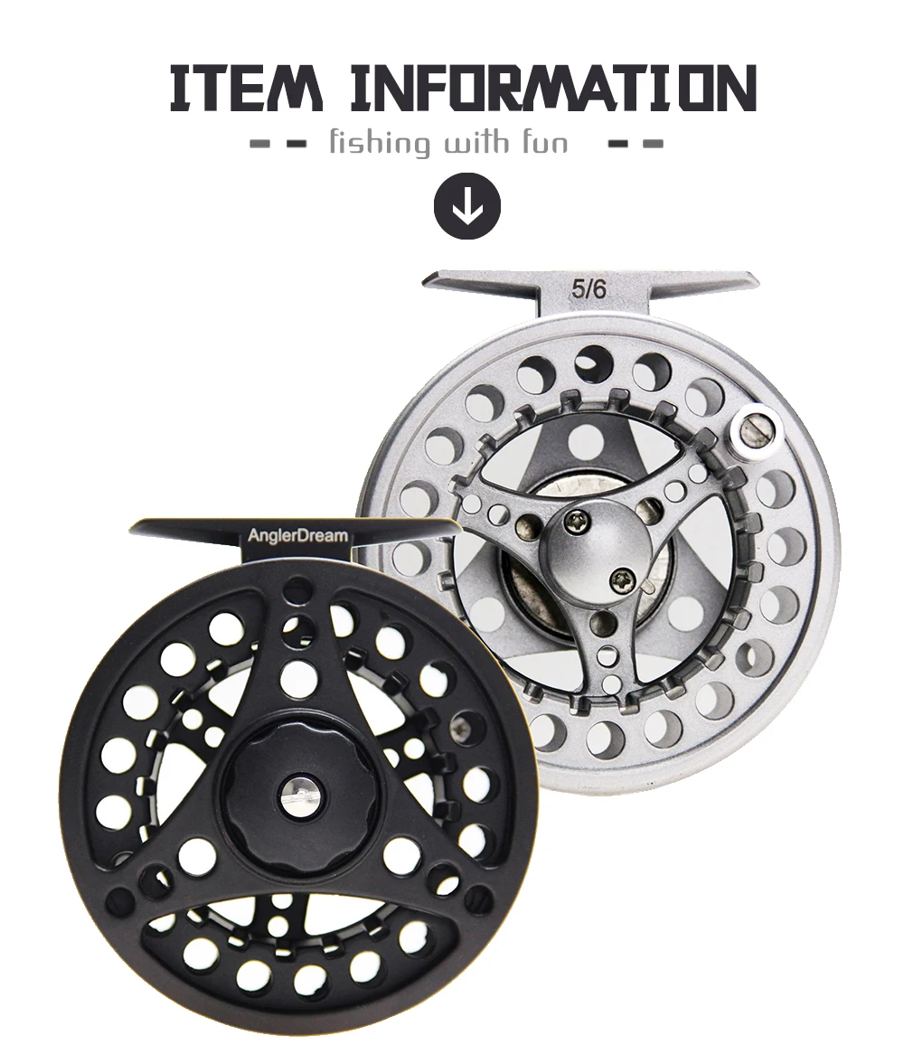 4 wt trout fly reels Standard 7 foot 3/4 Fly Fishing Rod Kit