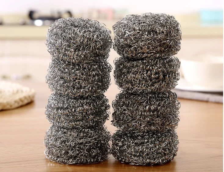 

Шарик для чистки из нержавеющей стали, бытовая щетка для мытья посуды, волшебная салфетка, чистящая кастрюля, кухонная чистка