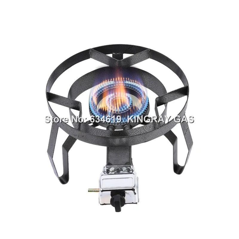 

Commercial High Fire Gas Burner Stove Cast Iron LPG / NG Gas Stove Soup Porridge Soup Broth Cooking Burner