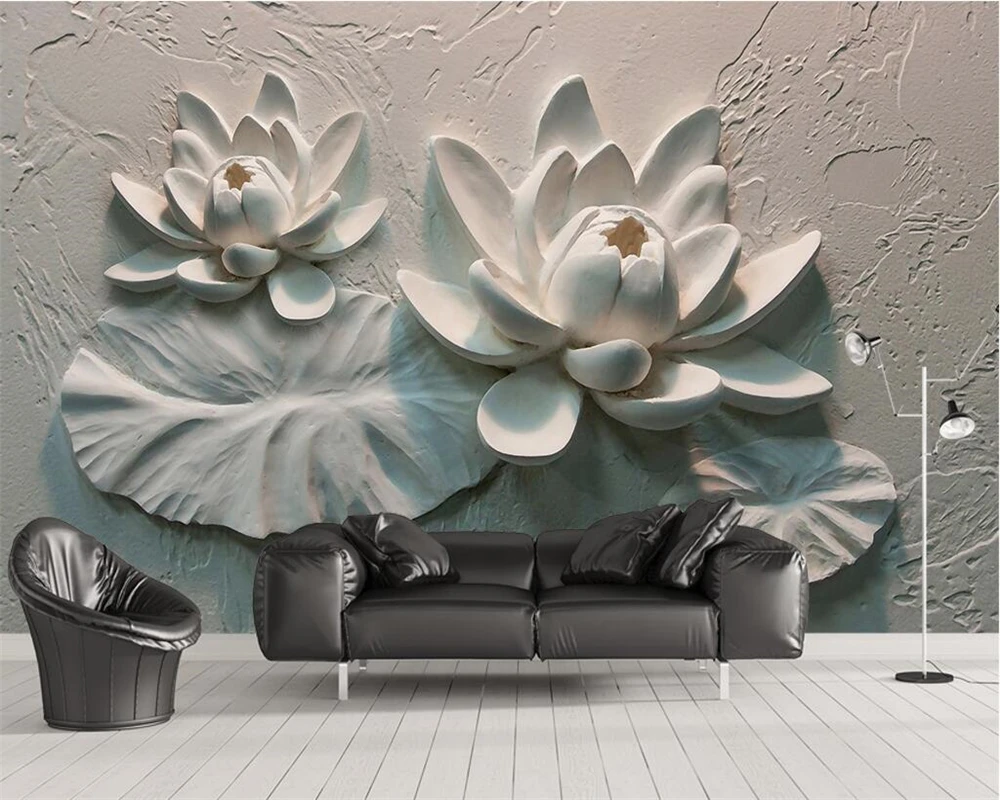 

beibehang Home Decorative Wallpapers Custom Mural 3D Stereo Relief Tropics TV Wall Background Wall 3d wallpaper papel de parede