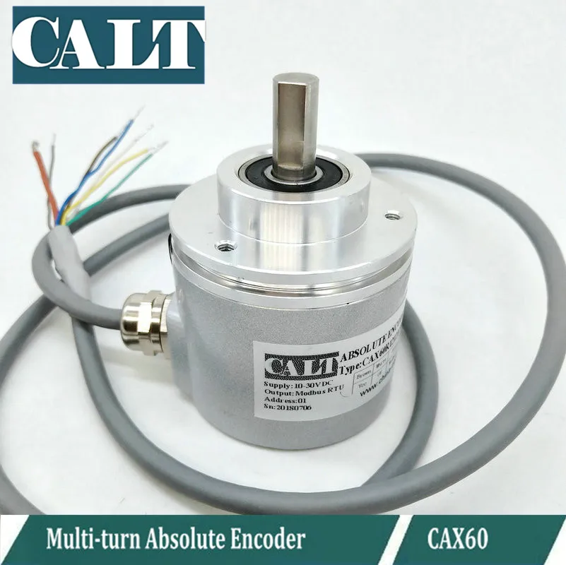 Imagem -02 - Calt 4096 Codificador Magnético 12 Bit Cada Volta Modbus Rtu Multiturn Absoluto Codificador Rotativo Cax60r1212e10rmb