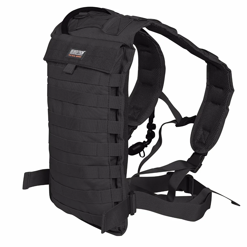 Tactical Molle Hydration Carrier Gói Ba Lô cho Chạy Đi Bộ Camping Cycling phù hợp với Xe Máy Seibertron 2.0L/2.5L nước bag