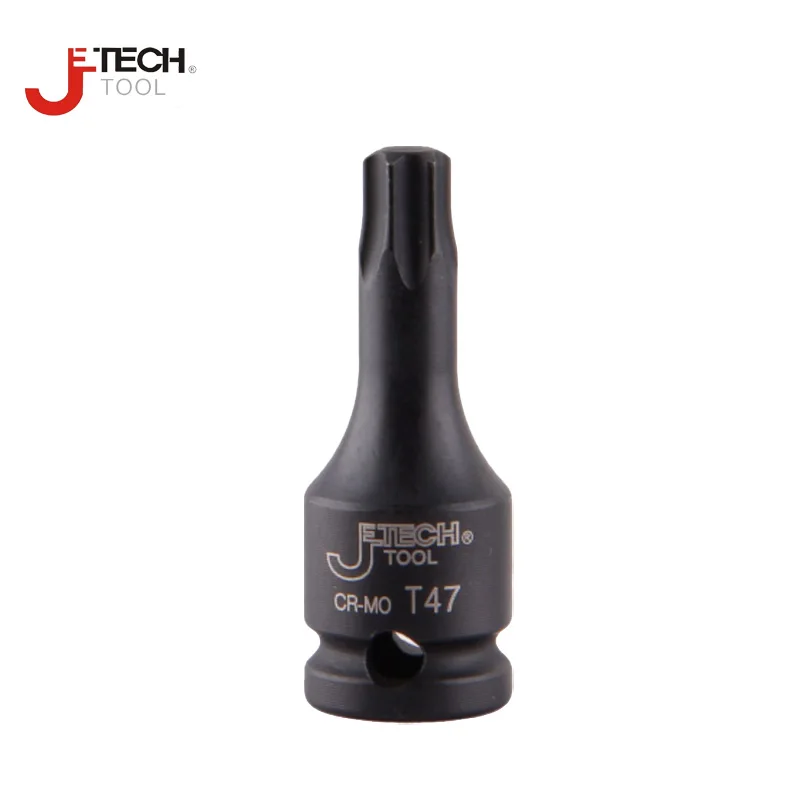 

Jetech short 1/2" dr. torque torx bit impact socket industry grade T20 T25 T27 T30 T40 T45 T47 T50 T55 T60 T70 Cr-Mo sockets