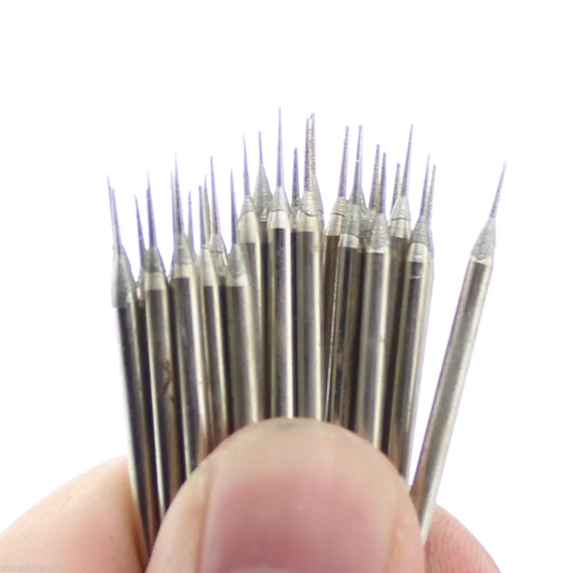 

30Pcs 1mm Lapidary Diamond Grinding Needle Bits Mounted Tapered Point 10D6 Gem ILOVETOOL