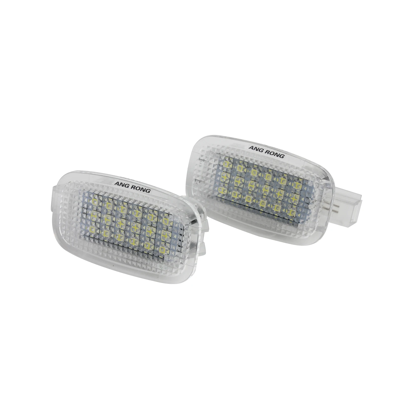 ANGRONG 2X LED Footwell Luggage Door Interior Light Canbus For Mercedes W204 W216 W212 W212