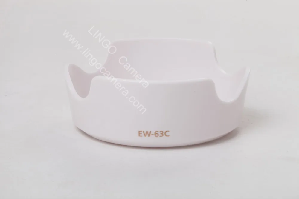 For CANON EF-S 18-55mm f/3.5-5.6 IS STM White EW-63C petal Lens Hood