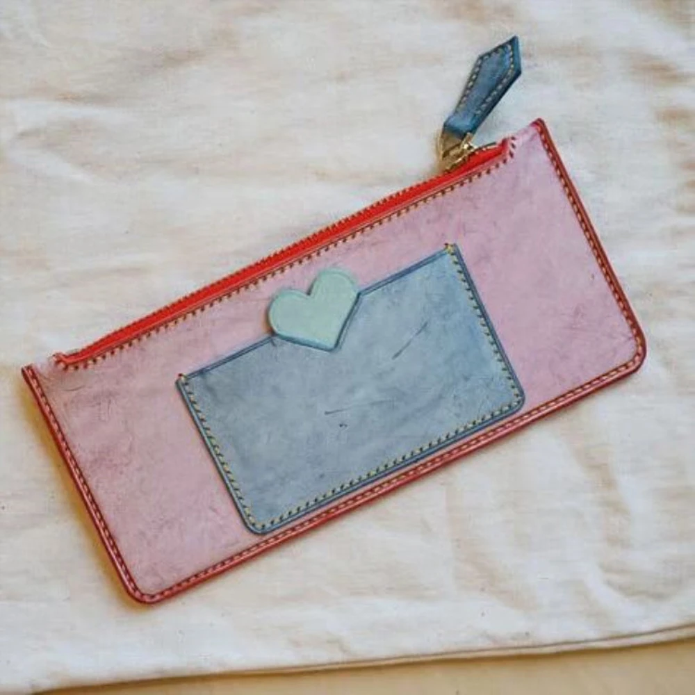 

Женский милый держатель для карт «сделай сам», кошелек на молнии, нож для высечки, форма, ручная машина, перфоратор, инструмент