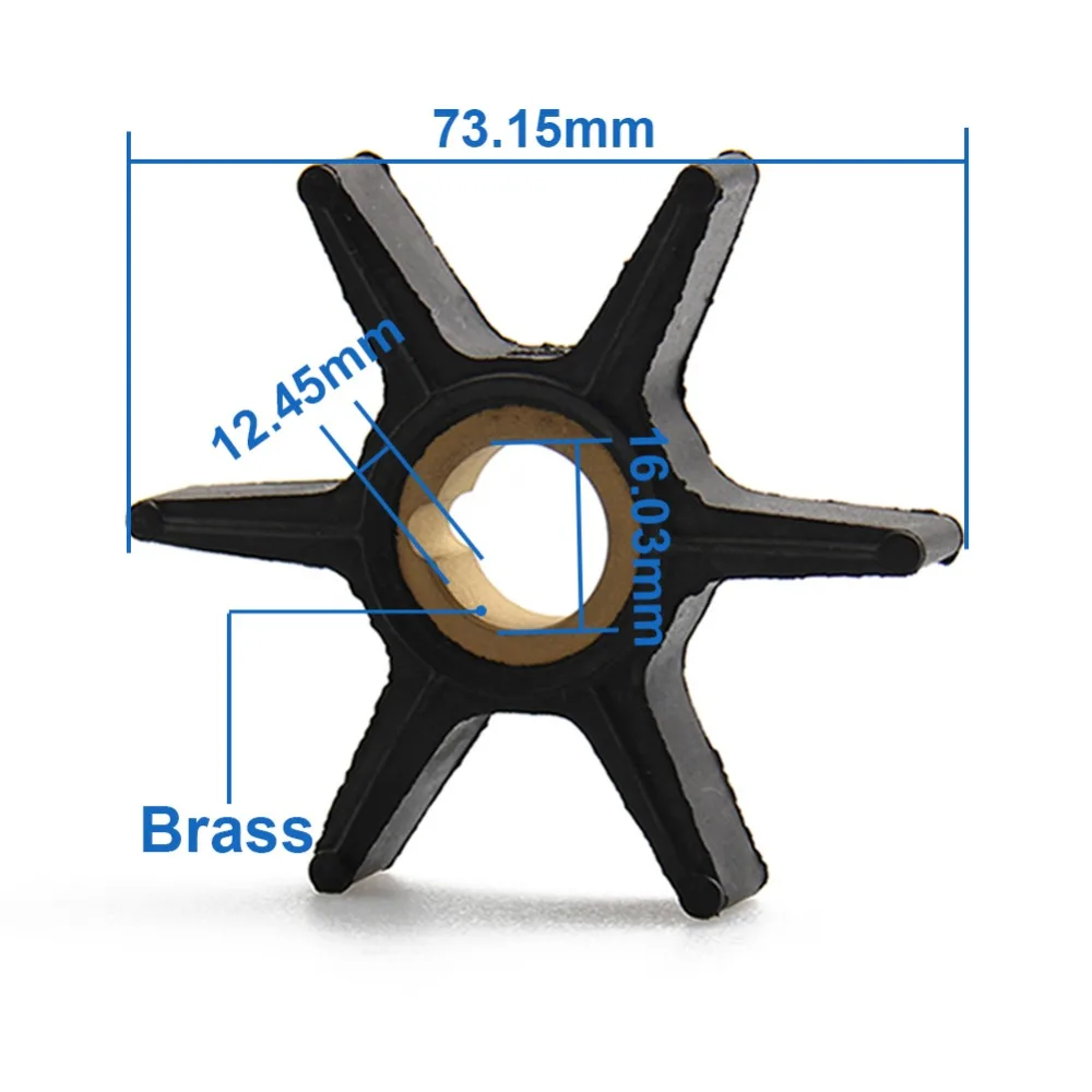 CarBole Water Pump Impeller for Mercury 18hp 20hp 25hp 30hp 40hp 45hp 50hp 75hp Outboard Motor  47-850893