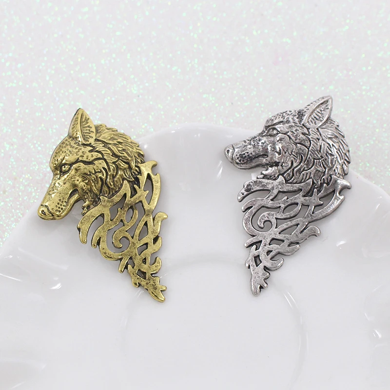 Vintage Wolf Head Brooch Jewelry Upscale Unisex Wolfhead Brooches For Women Men Animal Suit Collar Pin Buckle Collection Broche