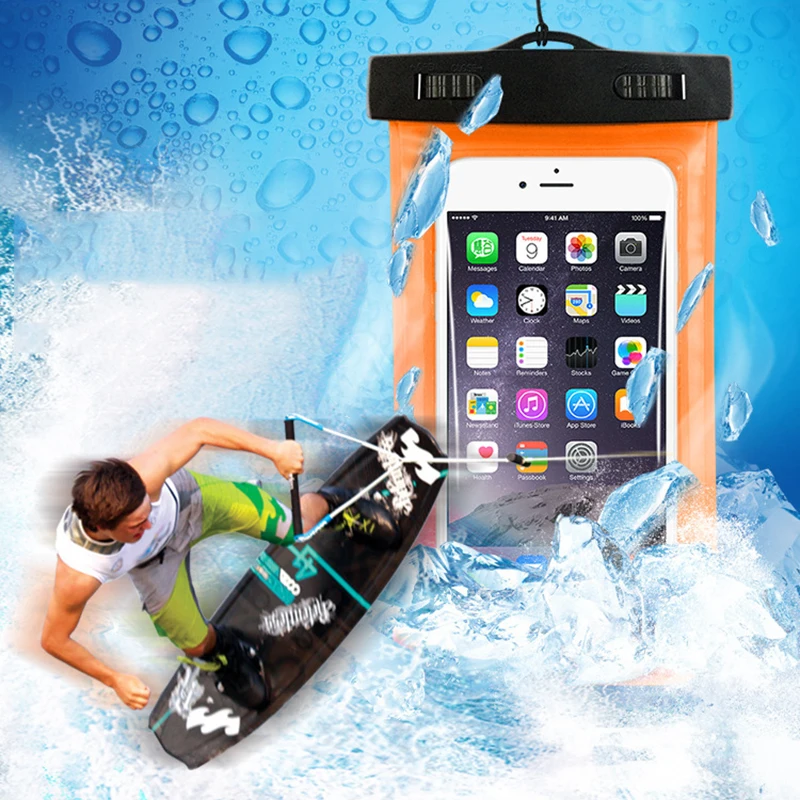 Felkin Waterproof Phone Case for iPhone 5 5S SE 6 6S 7 8 Plus X Pouch Waterproof Phone Bag for Samsung S9 Swim Waterproof Case