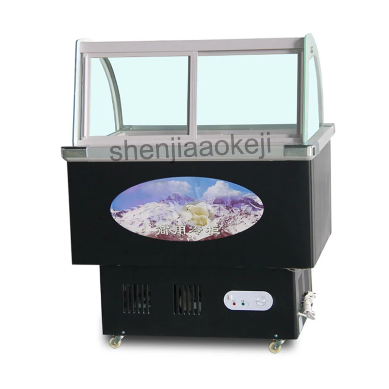 Eis Vitrine Eis Freezers Edelstahl Commercial10 runde barrel oder 14 platz barrel gefrierschrank