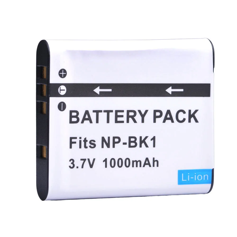 DuraPro-batería NP-BK1 NP BK1, Cargador USB LCD de 1000mAh para Sony S750, S780, S950, S980, W190, W370, W180, DSC-S950, MHS-PM1