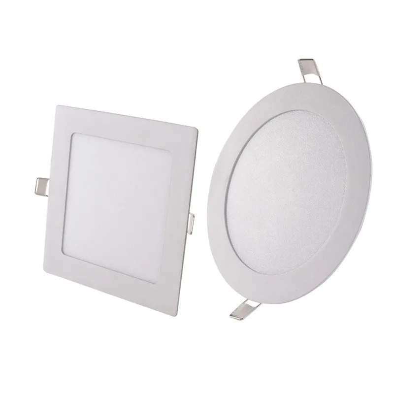 LED Downlight Recessed Kitchen Bathroom Lamp 220V 24W Round/Square LED Ceiling Panel light Warm/Cool White