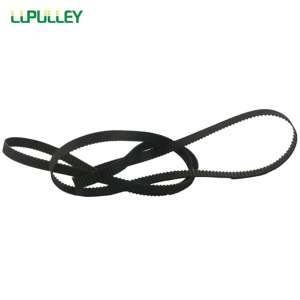 LUPULLEY MXL Timing Belt Black Rubber Synchronous Belt 640/764/810/848/870/910/1000MXL Pulley Belt 6mm/10mm Width 2.032mm Pitch