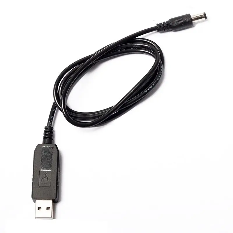 USB DC 5V Ra 12V 2.1Mm X 5.5Mm Module Chuyển Đổi DC Nòng Nam Giắc Kết Nối cáp Cắm USB Cáp DC-1M (5V)