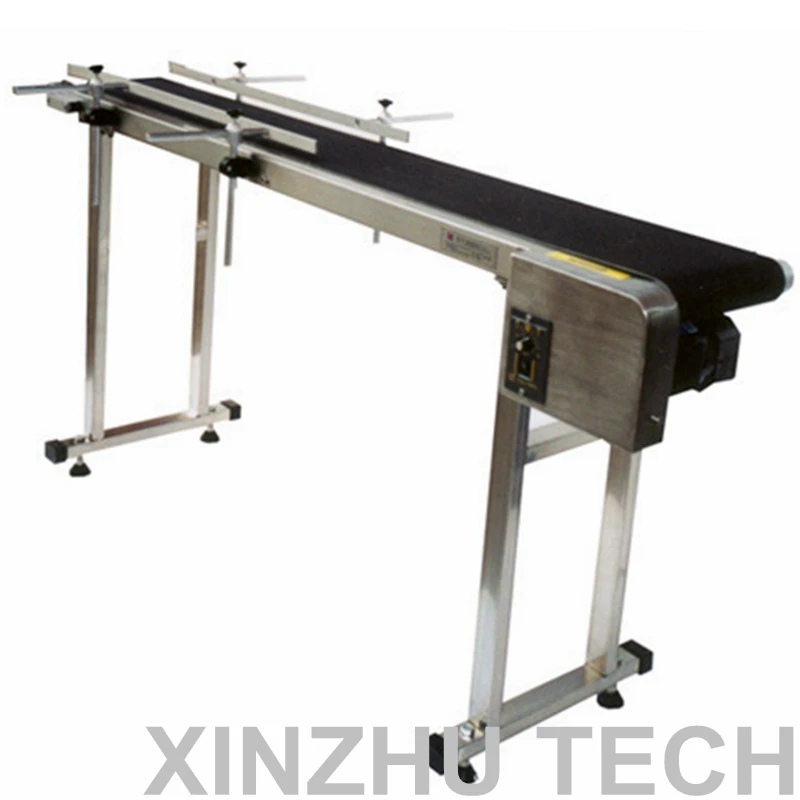 Brand New Inkjet Printer Conveyer 1500mm*250mm*750mm 120W Conveying Table Band Carrier Belt Conveyor For Bottles/Box/Bag/Sticker