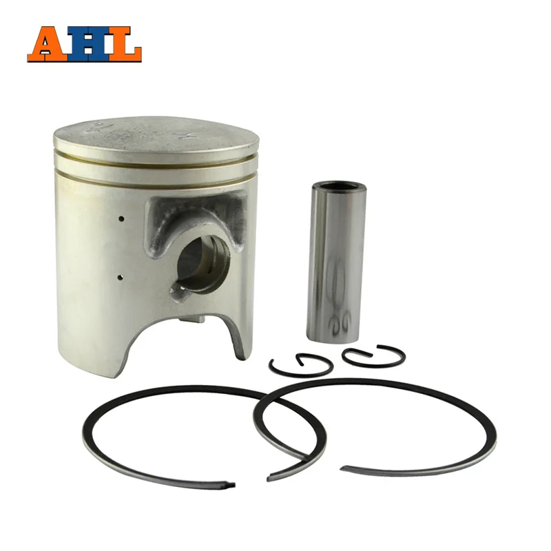 AHL Bore Size STD 56.4 mm/ +25 56.65mm/ +50 56.9 mm Motorcycle Piston & Ring & Clip Kit For YAMAHA TZR125 R1-Z R1Z DT125R