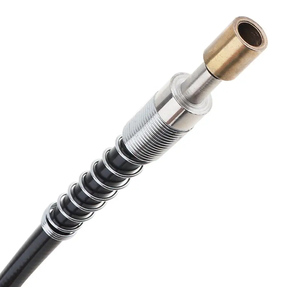 Borracha eixo flexível gravura acessórios de moagem com mola e núcleo interno, furadeira elétrica, máquina de polimento, 4mm