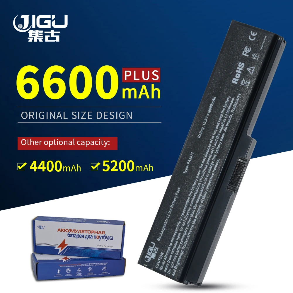 JIGU New Laptop Replacement Battery For TOSHIBA Satellite L645 L655 L700 L730 L735 L740 L745 L750 L755 PA3817 PA3817U