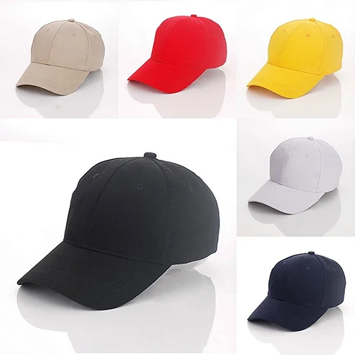 

Women Men Casual Pure Color Baseball Cap Adjustable Fitted Sun Hat