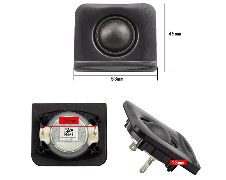 2PCS Tweeter For SONOS PLAY: 1 ONE Audio Speaker Neodymium Silk Film Treble Smart Speaker DIY 20W