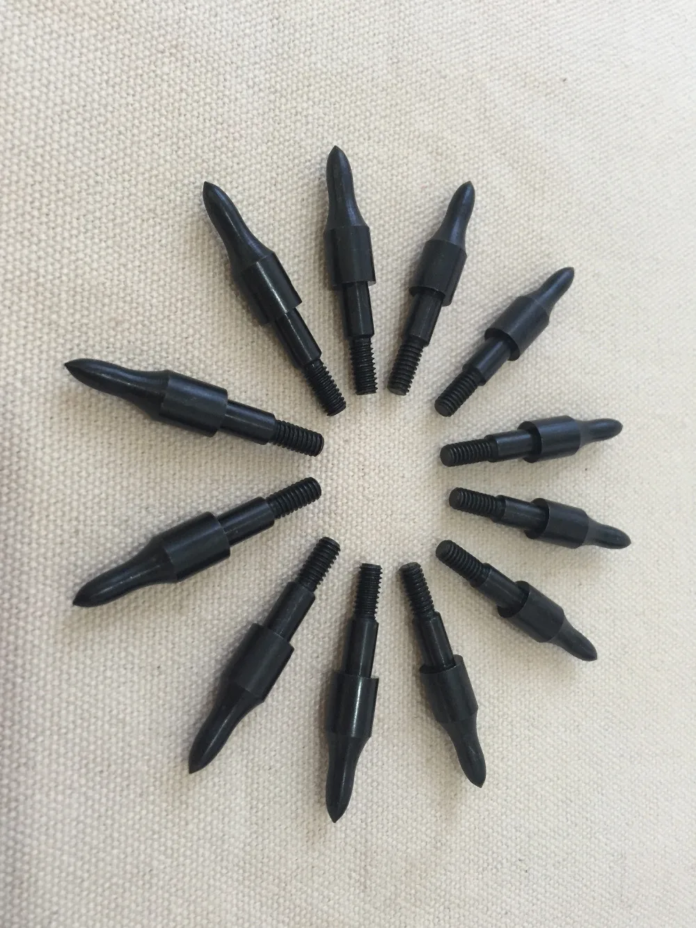 

100Pcs Arrow insert ID6.2mm OD7.6mm+100Pcs 100grain field point arrowhead target point for carbon arrow shaft Archery