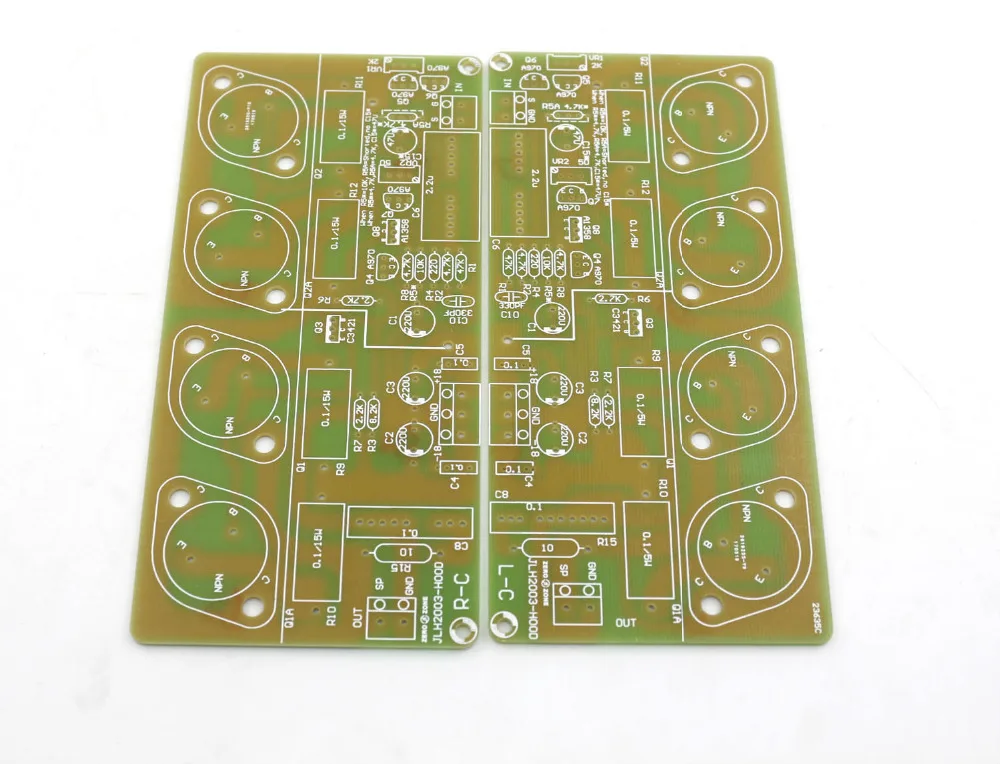 Frete grátis amplificador de potência de tubo dourado HOOD-JLH2003 PCB um conjunto de duas peças