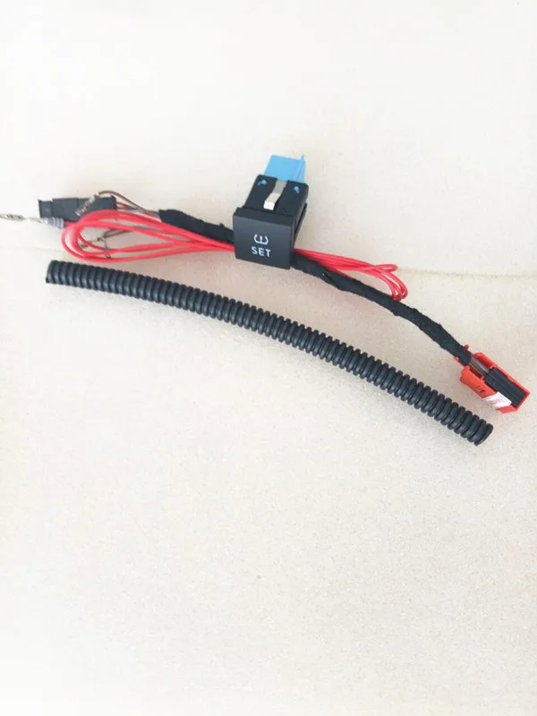 Tire Tyre Pressure Measure Warning Push button SWITCH +Wire 56D 927 121 For Volkswagen VW Golf 6 MK6 Jetta 5 6 MK5 MK6