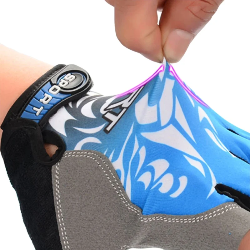 Guanti da ciclismo mezze dita antiscivolo Gel Pad moto traspirante MTB guanti da bici da strada uomo donna sport guanti da pesca