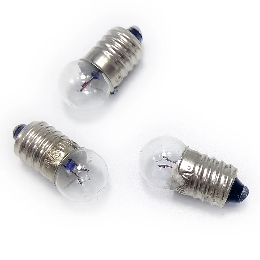 5pcs/lot DIY small bulb 2.5V flashlight  5 pieces / lot can be powered by a 1.5V AA  or AAA battery