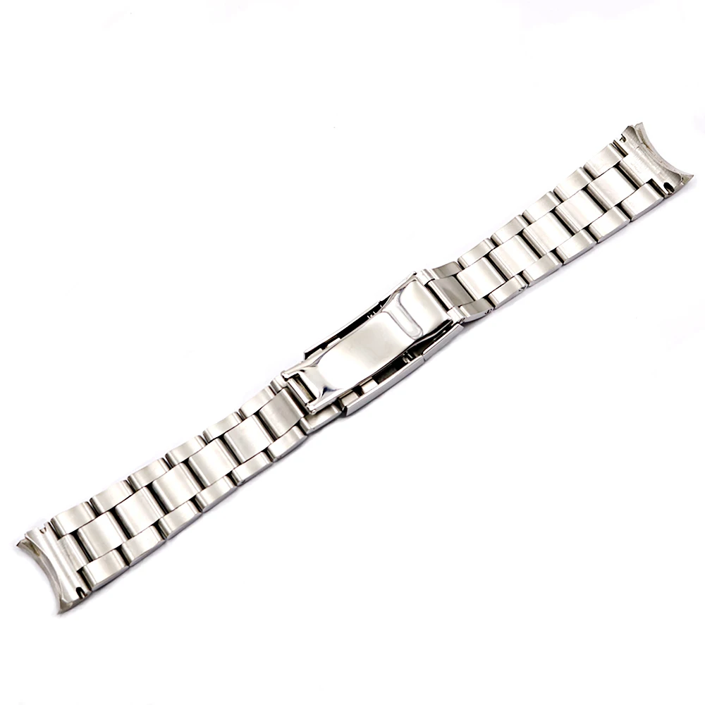 CARLYWET 20 21mm Silver Gold Rose Gold Black 316L Solid Stainless Steel Watch Band Belt Strap Bracelet For Rolex Submariner